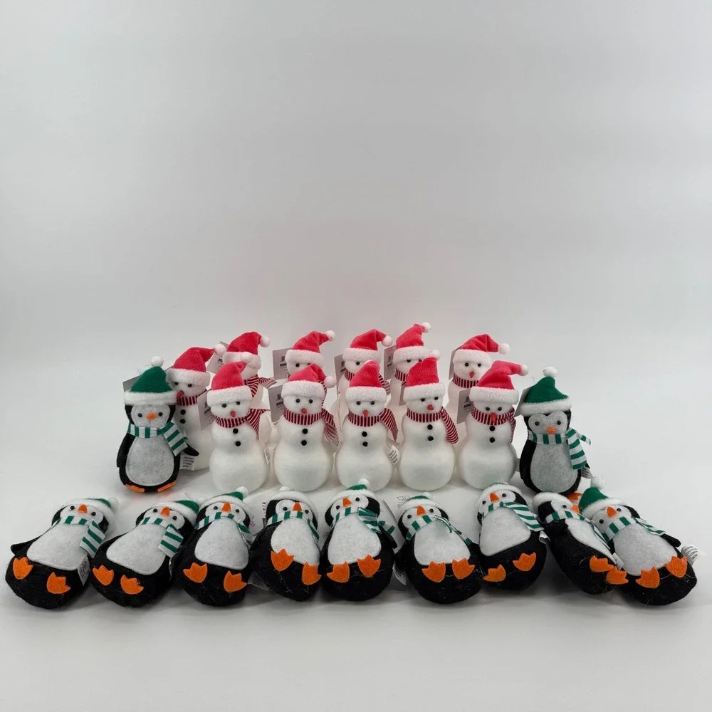 10 Lots of 22 Target Bullseye Playground Snowman‎ Penguin Plush 5